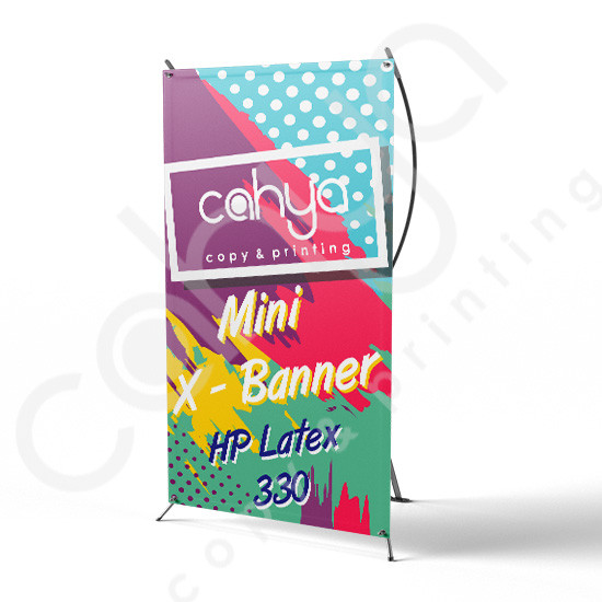 Mini X Banner 25 cm x 40 cm HP Latex 330
