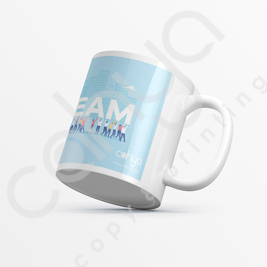  Print  Mug Keramik  Putih Cahya Printing