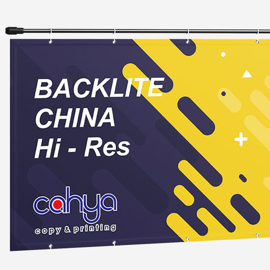 Cetak Backlite China 300 gsm One Side