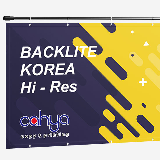 Cetak Backlite Korea 440 gsm One Side