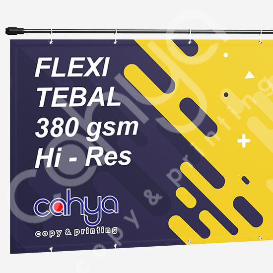 Cetak Flexi Tebal 380 gsm Hi Res