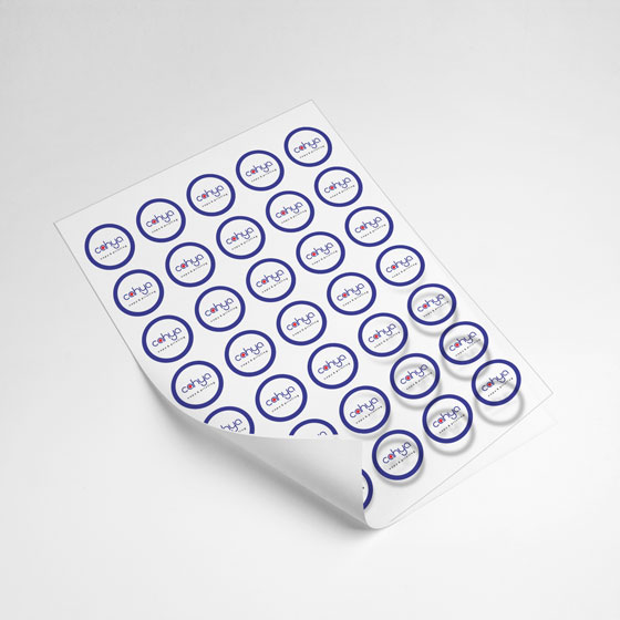 Cetak Sticker Vinyl Transparan